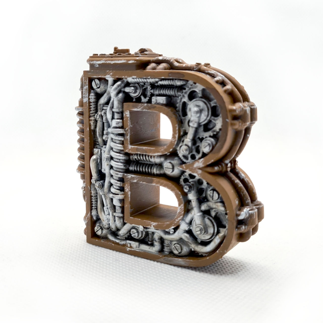 Steampunk letter B