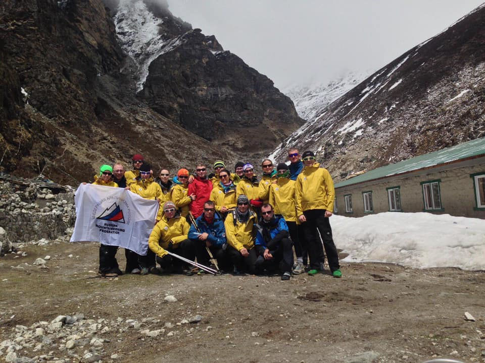 Группа Волкова в базовом лагере до произошедших событий