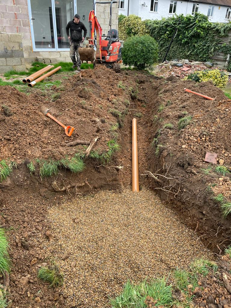 soak way installation