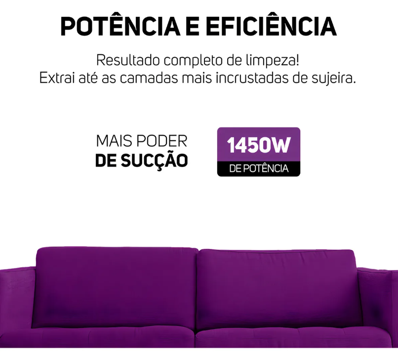 Miniatura: Extratora de Sujeira Portátil WAP Spot Cleaner W3 Borrifa Esfrega e Extrai 1450W