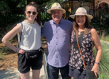 Happy guests with local guide Glen Henley during a customized private New Orleans tour experience.