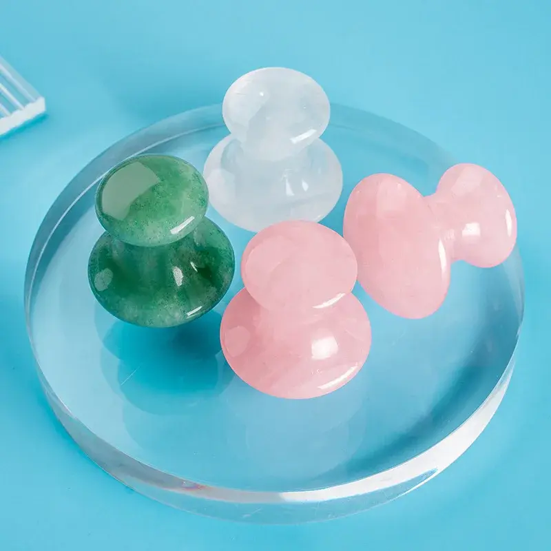 SPA Therapy Jade Roller Face Lifting Massage Wrinkle Remover Natural Rose Quartz