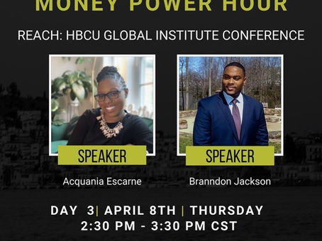 Branndon is a Featured Speaker at U.S. Department of State Sponsored Reach: HBCU Global Institute