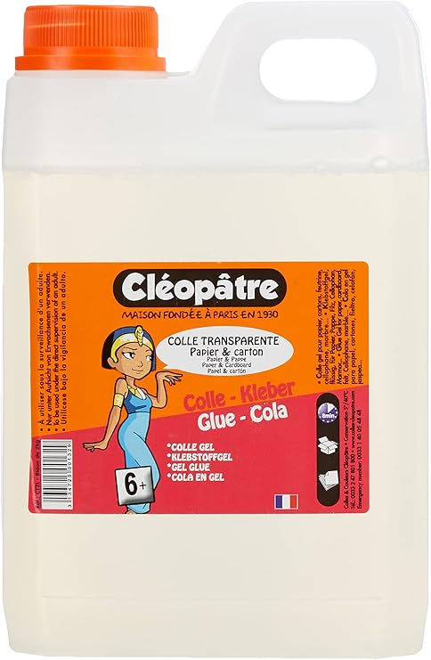 colle transparente 2kg pour les pros