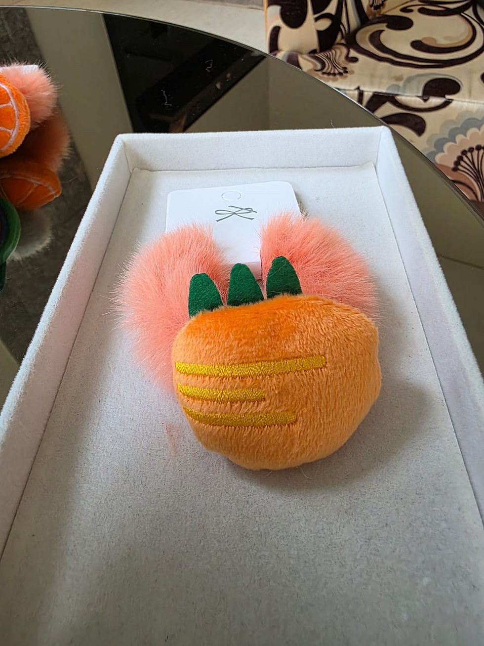 Miniatura: Scrunche de pelinho com frutinhas