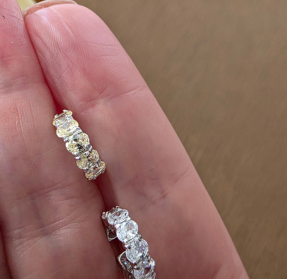 Miniatura: Piercing aliança inteira cravejada em Prata 925