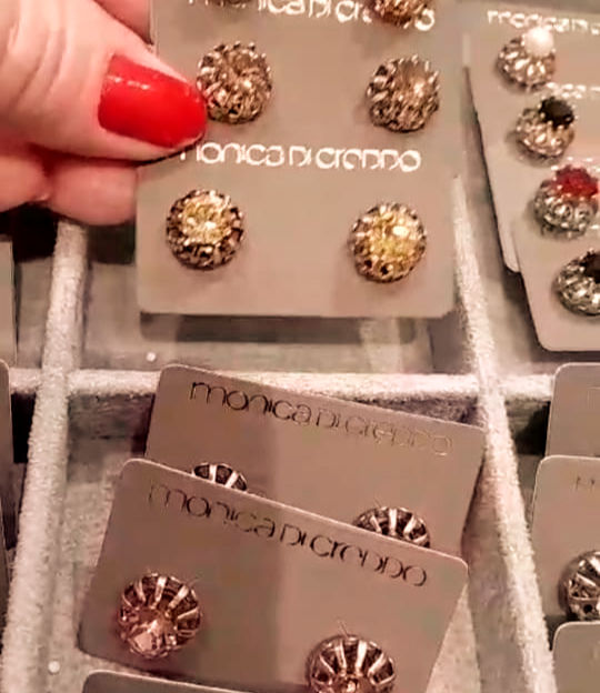 Miniatura: Brinco lustre ella ouro Champagne | MONICA DI CREDDO