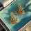 Миниатюра: Solid Gold Crown Charm With Platinum Jubilee Hallmark