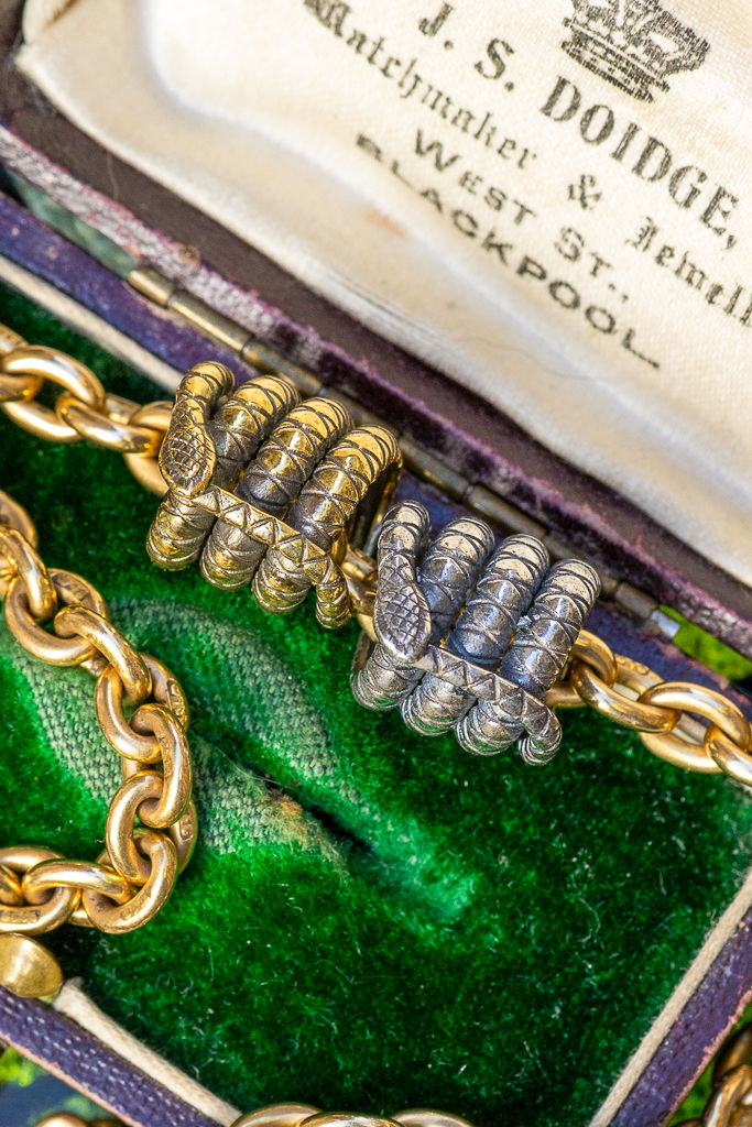 Thumbnail: Ouroboros Snake Slider Pendant | 18ct Gold or Sterling Silver | Made to Order