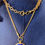 縮圖：Antique 18ct Gold Fancy Curved Anchor Link Chain With Bolt RingAnd Dog Clip