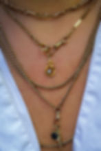 Thumbnail: Antique 18ct Gold Snake Charm With Old Cut Diamond