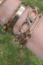 Antique French 18ct Gold Diamond Knot Link Bracelet Circa 1900