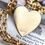 縮圖：Vintage 14ct Gold Tiffany Engine Turned Heart Pendant