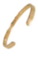 Miniatura: Solid Gold Cuff Bracelet