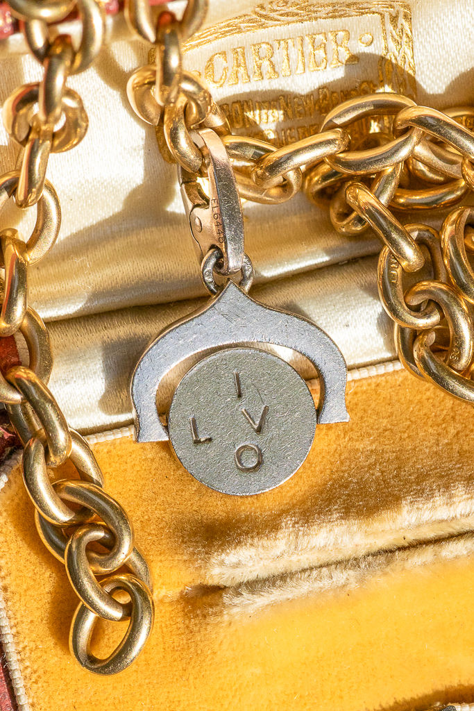 Vintage Cartier "I Love You" Spinner Pendant in 18ct White Gold