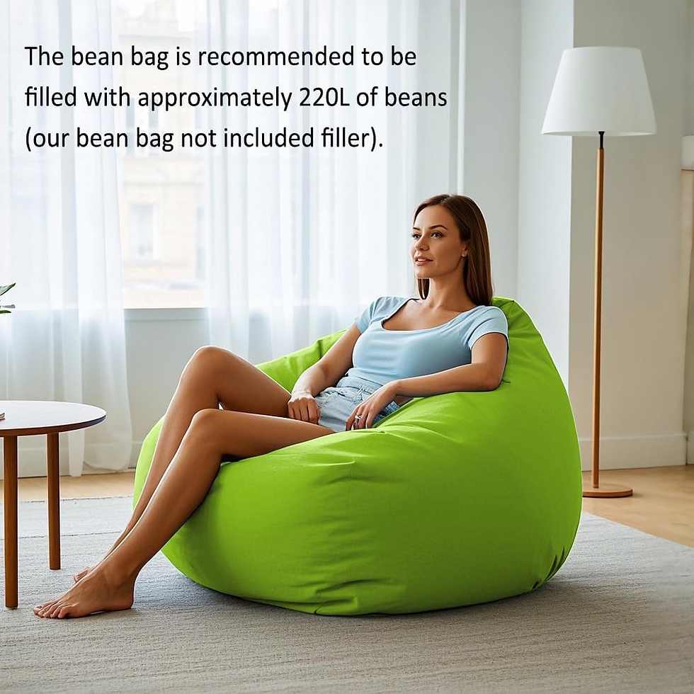Thumbnail: Stuffed Animal Storage Bean Bag Chair Cover (No Filler)