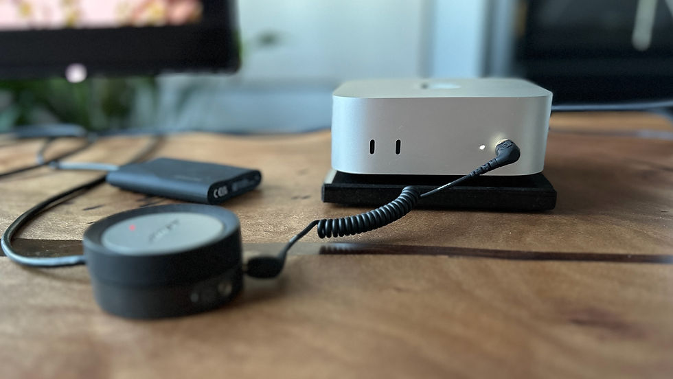 Mac Mini M4 Pro Anschlüsse vorne