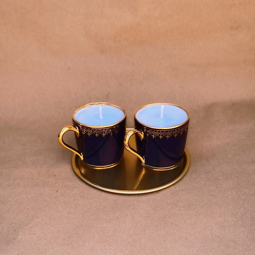 Miniature : Reflet de Nuit - Duo bougies artisanales - Bougie personnalisée en cire de soja