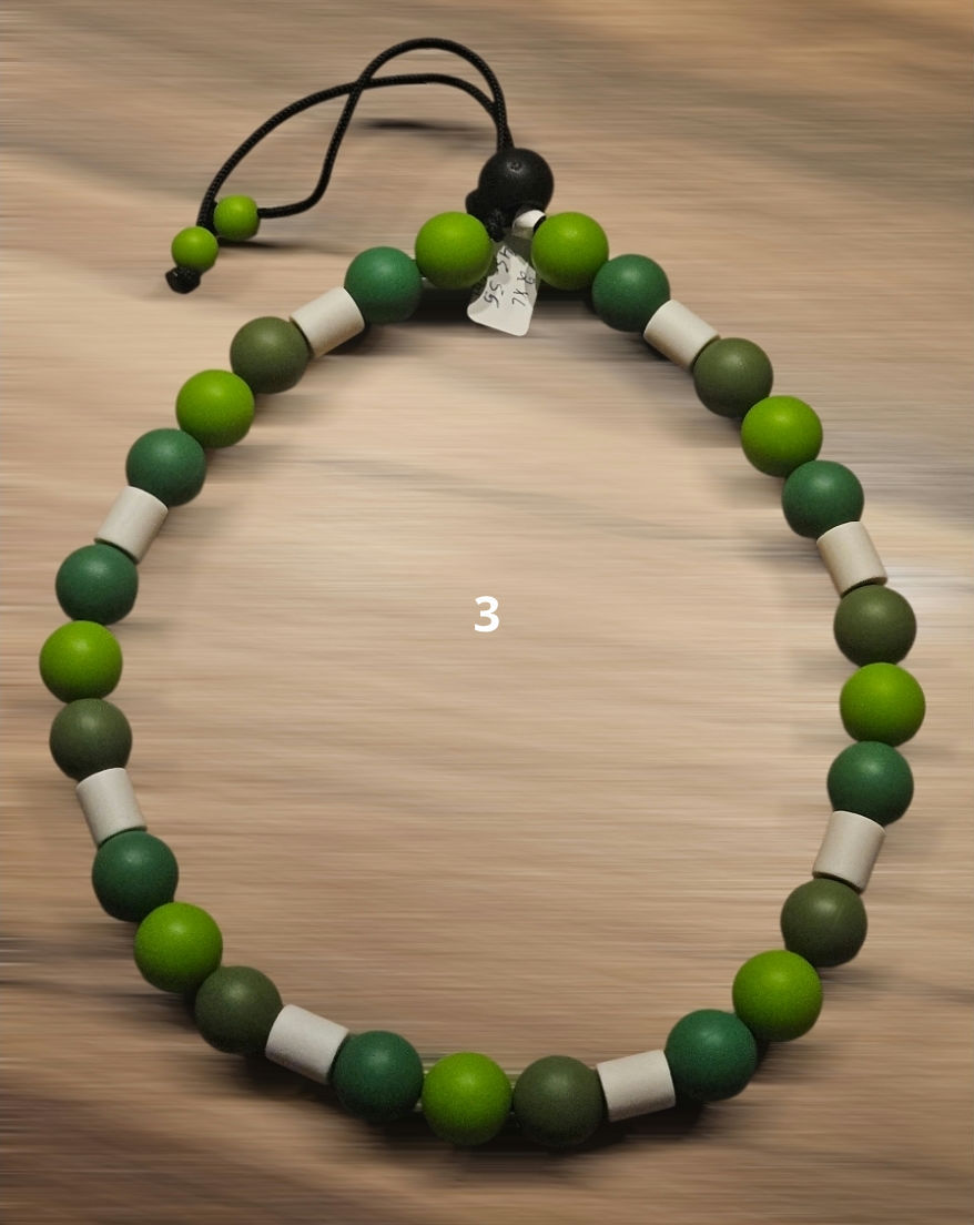 Thumbnail: Collier anti tique silicone 45-55cm 