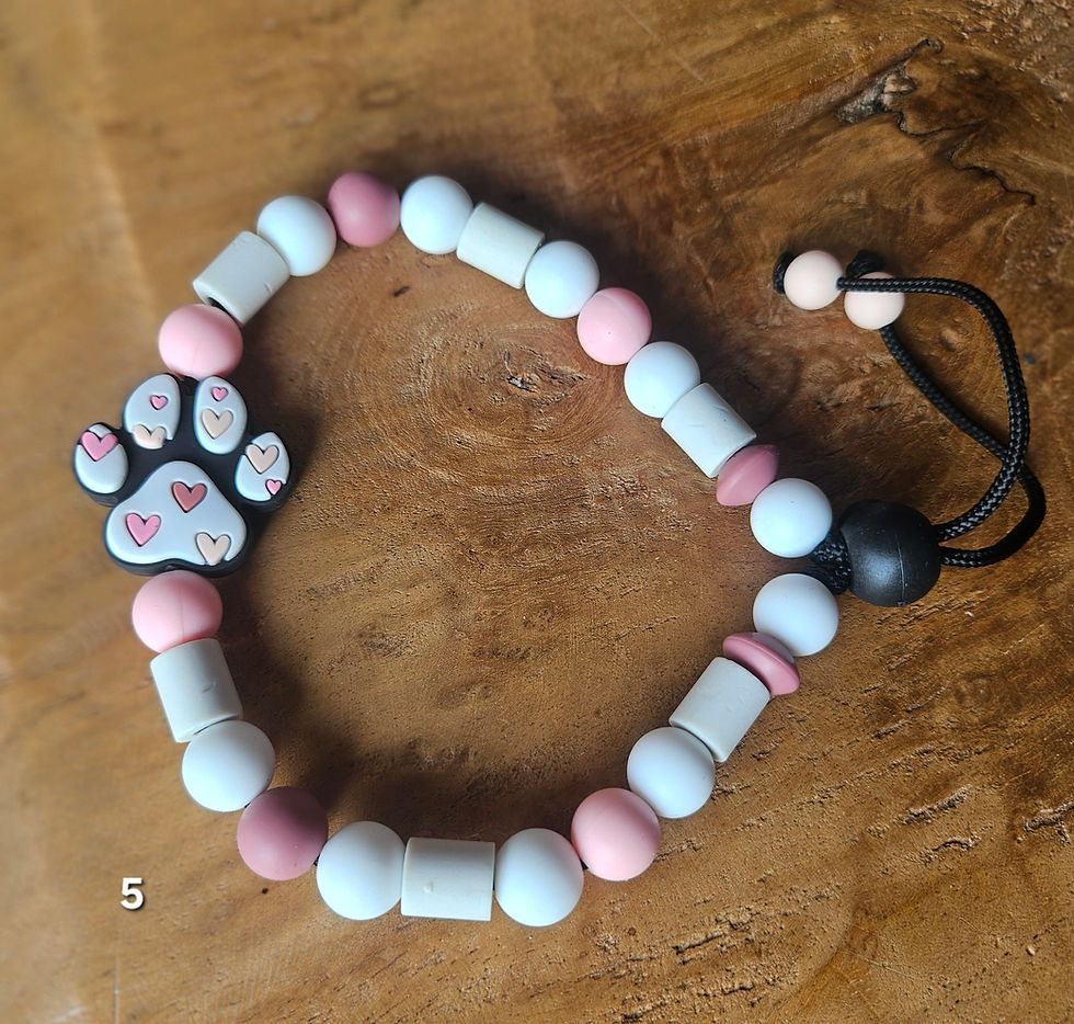 Thumbnail: Collier anti tique silicone 30-40cm