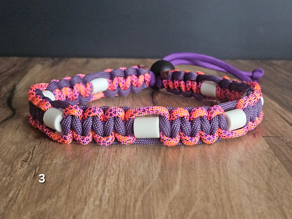 Miniature : Collier anti tique tressé 35-45cm 