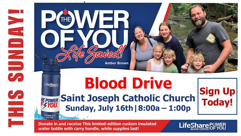 Blood Drive at St. Joseph