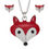 Thumbnail: ENAMEL PAINTED FOX SET