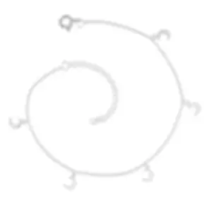 925 Silver Moon Anklet