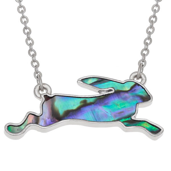 RUNNING HARE NECKLACE