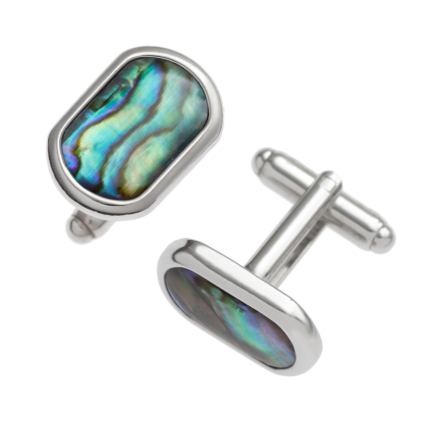 ROUNDED RECTANGLE CUFFLINKS