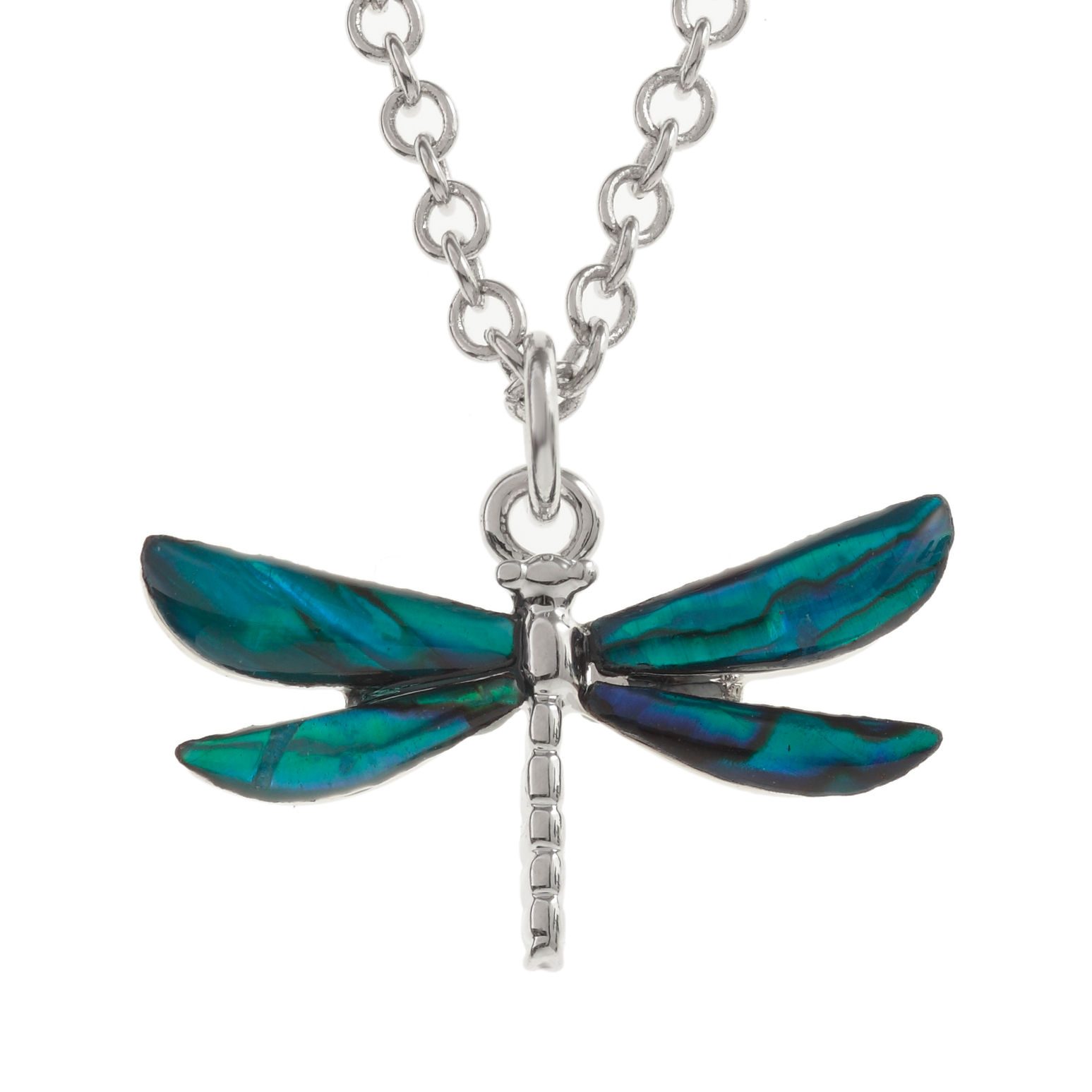BLUE DRAGONFLY NECKLACE