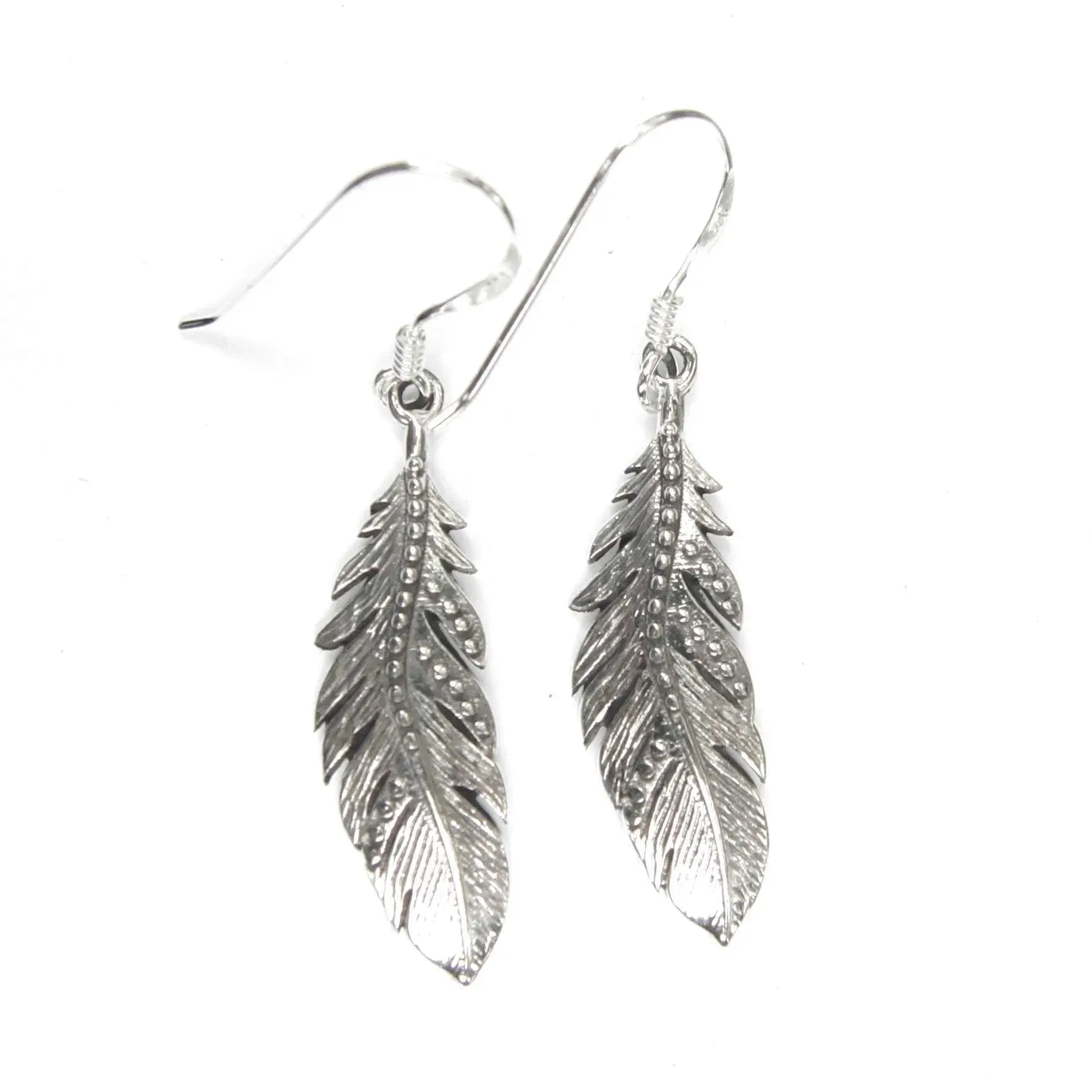 Beautiful Large Feather Earrings
