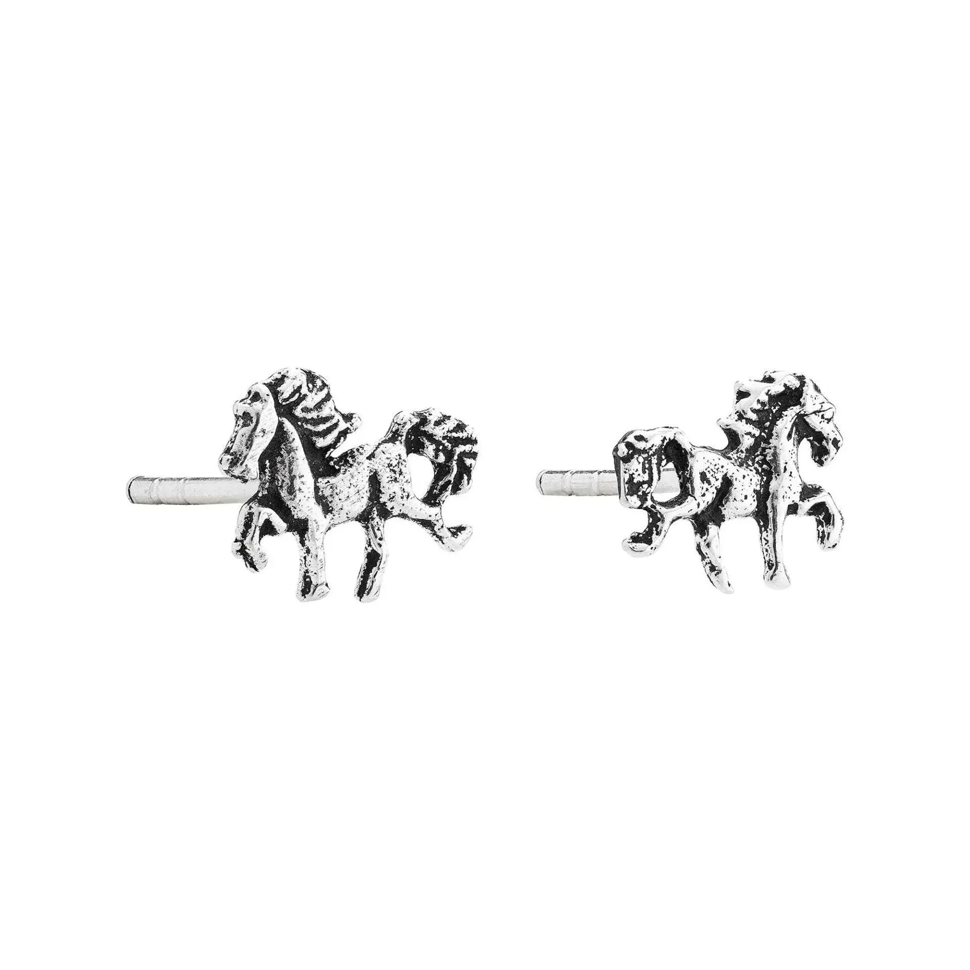 Beautiful Silver Horse Studs