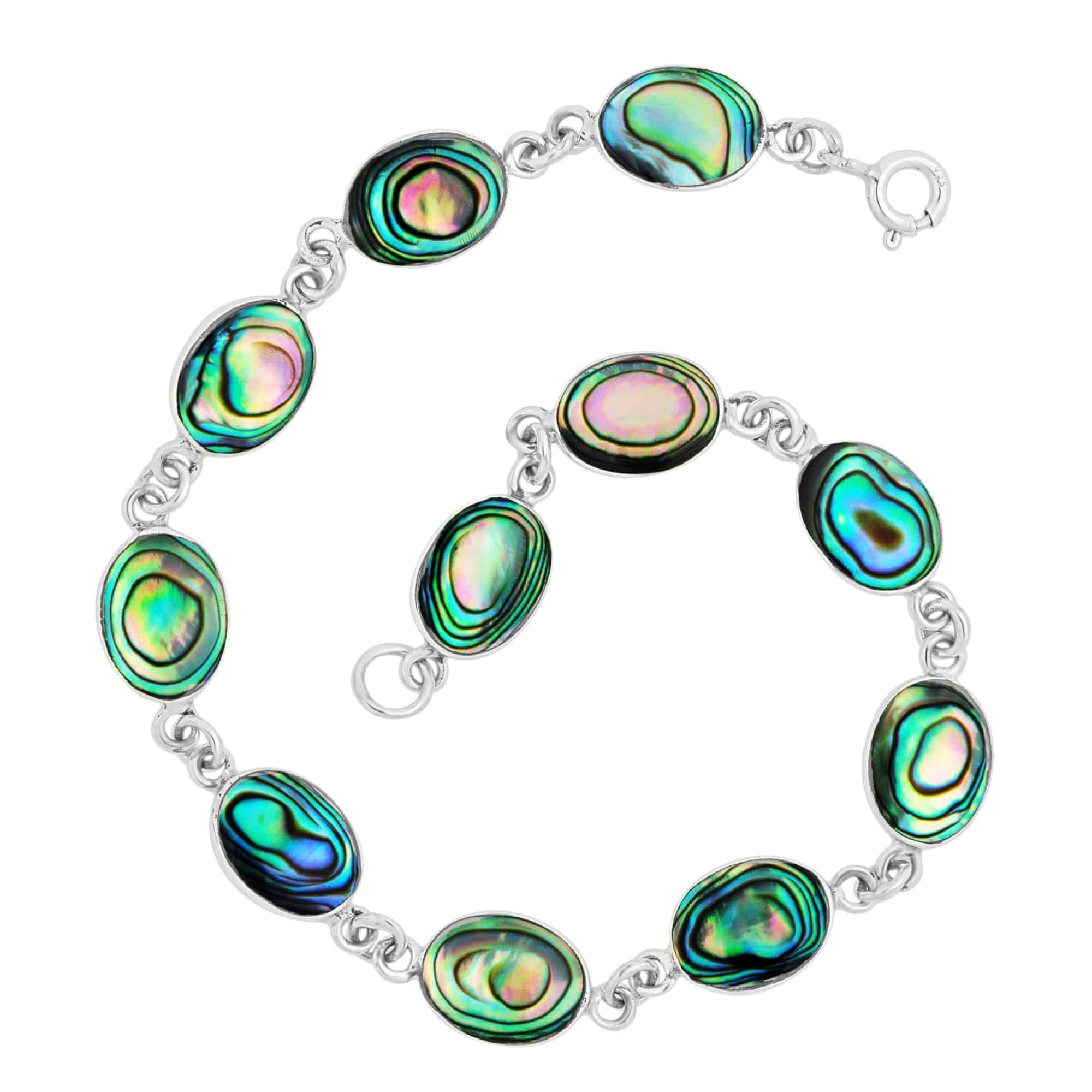 Abalone Oval Cab Bracelet