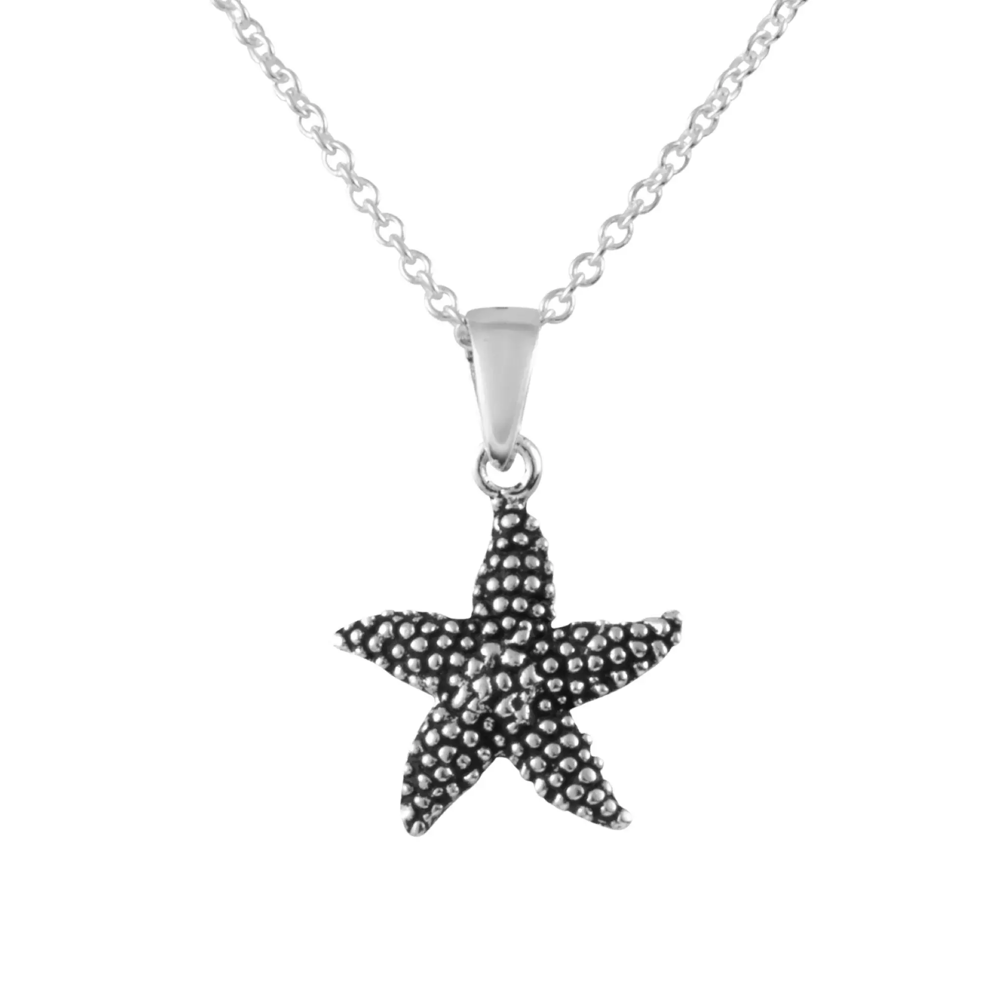 925 Silver Starfish Necklace