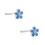 Thumbnail: Turquoise Flower Studs