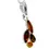 Thumbnail: 925 Sterling Silver & Genuine Baltic Amber Classic Necklace