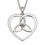 Thumbnail: CELTIC KNOT HEART NECKLACE 0210