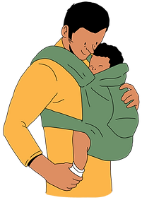 Hände, die ein schlafendes Baby sanft halten – vertrauensvolle Schlafberatung und Begleitung in Lyss und Umgebung