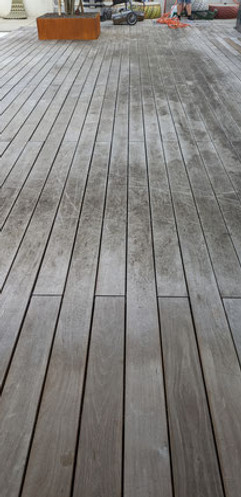 Vorher Bild Holz-Terrasse