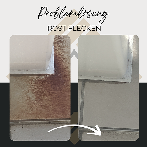 Problemlösung Rost Flecken
