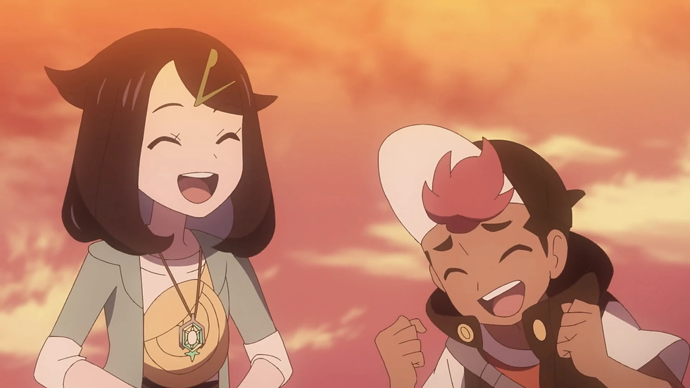 Liko and Roy laughing