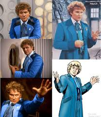 Blue Sixth Doctor suit