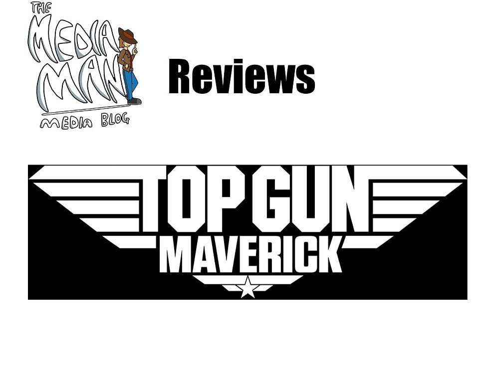 Title card to my Top Gun: Maverick review