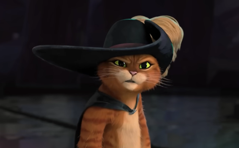 Puss thinks those guys are jerks