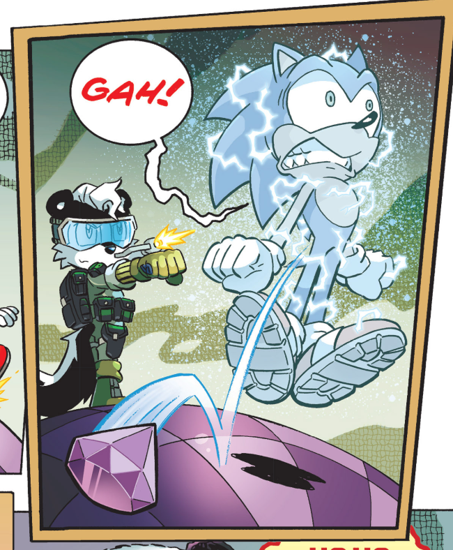 Geoffrey shoots Sonic
