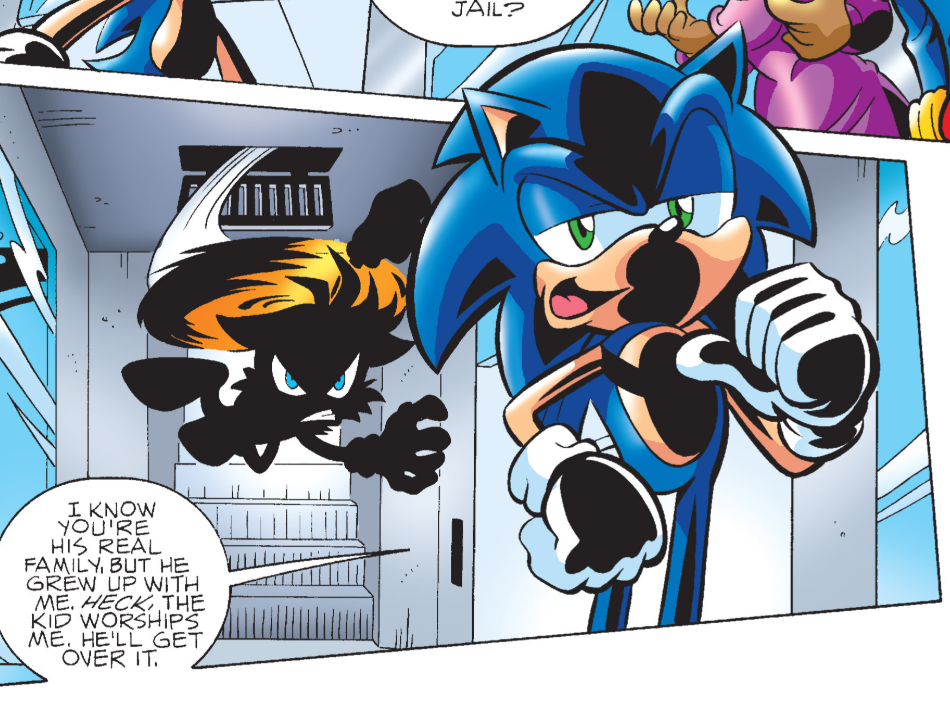 Sonic insults Tails
