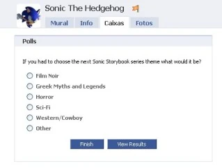 SEGA fan poll