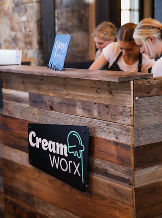 creamworx ice cream catering cart