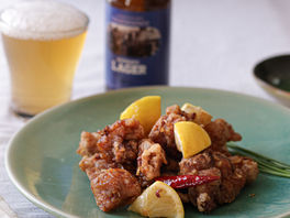 【レシピ開発】美酒美食やまなし~甲州地どりとレモンの四川風唐揚げ